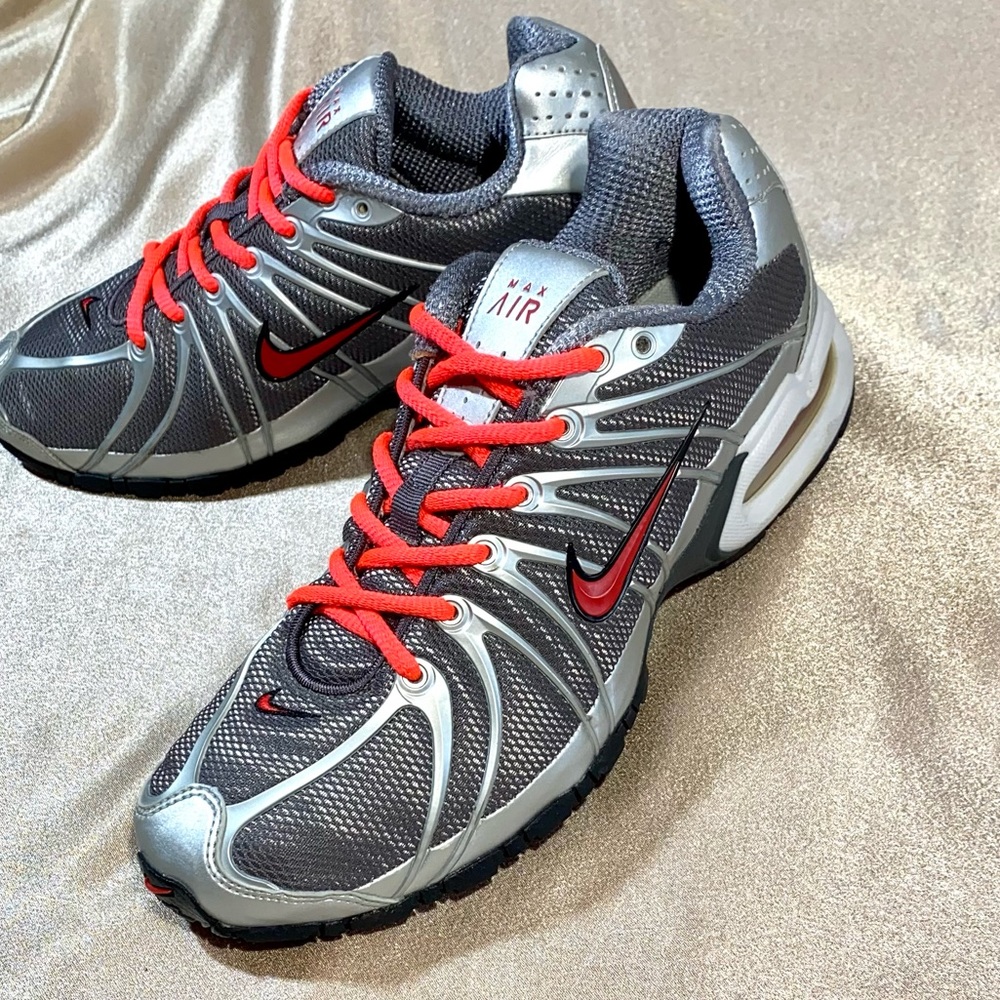 NIKE MAX AIR men sneakers grey red 8
